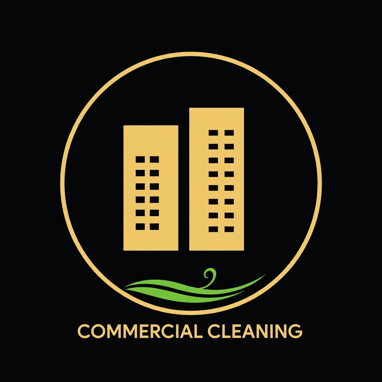 Commercial cleaning badge